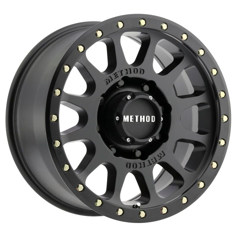 Method MR305 NV HD 18x9 +18mm Offset 8x180 130.81mm CB Matte Black Wheel-Wheels - Cast-Method Wheels-MRWMR30589088518H-SMINKpower Performance Parts