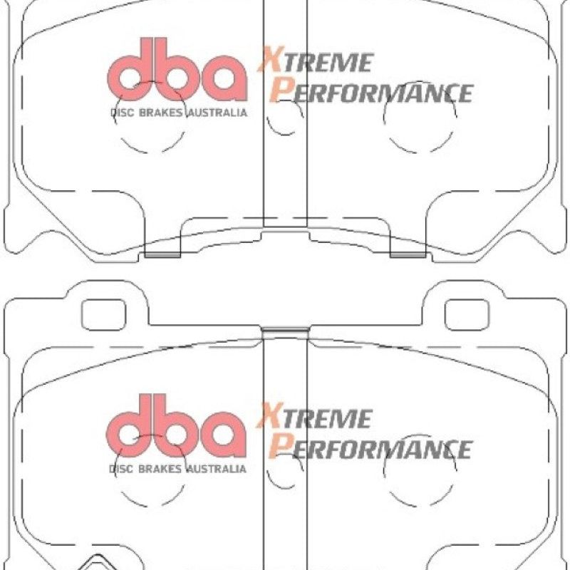 DBA 09-21 Nissan 370Z XP Performance Front Brake Pads-Brake Pads - Performance-DBA-DBADB2400XP-SMINKpower Performance Parts