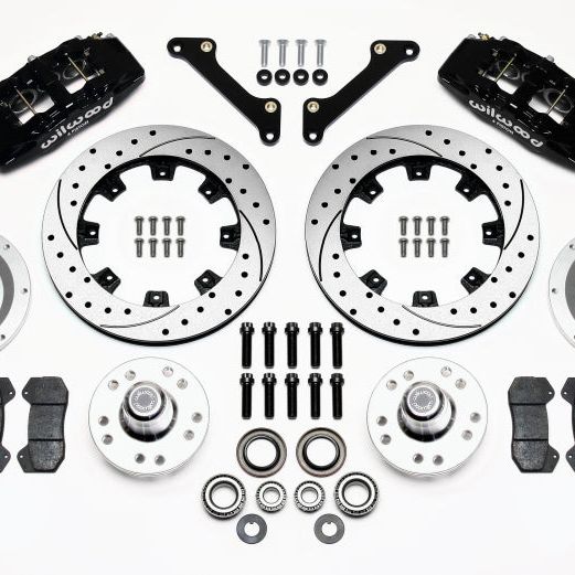 Wilwood Dynapro 6 Front Hub Kit 12.19in Drilled 79-81 Camaro - SMINKpower Performance Parts WIL140-12836-D Wilwood