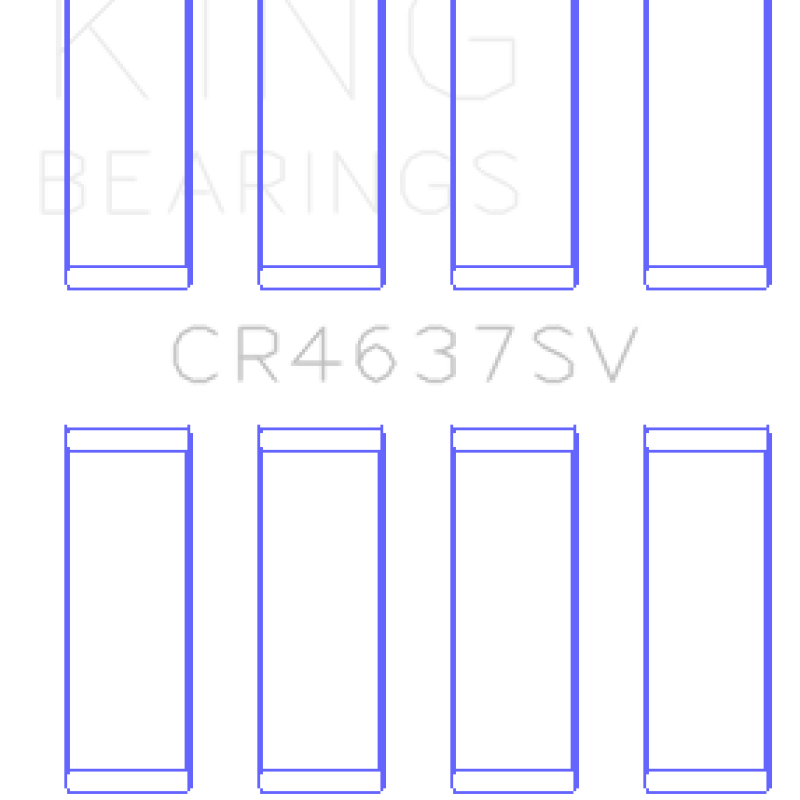 King Audi BYT/CDNC/CCZD/CPSA Connecting Rod Bearing Set - SMINKpower Performance Parts KINGCR4637SV0.25 King Engine Bearings