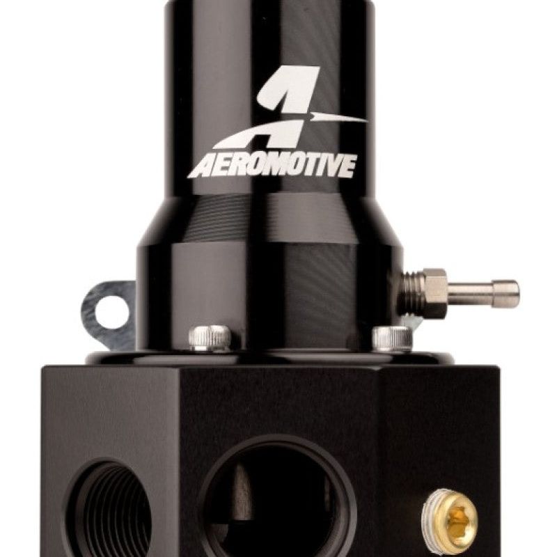 Aeromotive Adjustable Fuel Pressure Regulator 30-120PSI .313 Valve -3x -8 / 1x -10 Inlet -10 Return - SMINKpower Performance Parts AER13145 Aeromotive