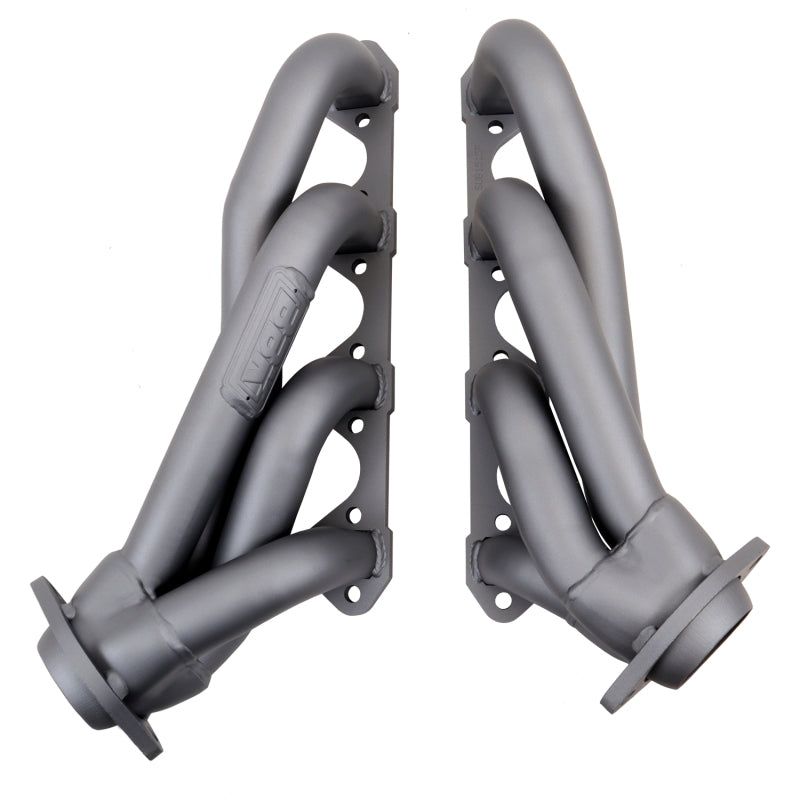 BBK 79-93 Mustang 5.0 Shorty Unequal Length Exhaust Headers - 1-5/8 Titanium Ceramic-Headers & Manifolds-BBK-BBK1515-SMINKpower Performance Parts