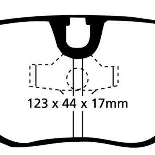 EBC 87-91 BMW M3 2.3 (E30) Yellowstuff Rear Brake Pads-Brake Pads - Performance-EBC-EBCDP4690R-SMINKpower Performance Parts