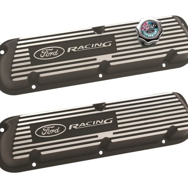 Ford Racing Black Satin Valve Covers Racing EFI - SMINKpower Performance Parts FRPM-6000-J302R Ford Racing