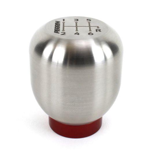 Perrin 17-18 Honda Civic Brushed Stainless Steel Large Shift Knob - 6 Speed-Shift Knobs-Perrin Performance-PERPHP-INR-120SS-SMINKpower Performance Parts