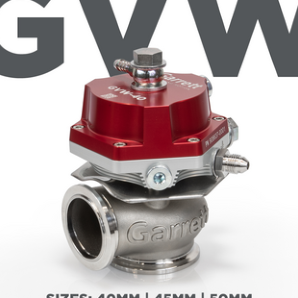 Garrett GVW-50 50mm Wastegate Kit - Red - SMINKpower Performance Parts GRT908829-0001 Garrett