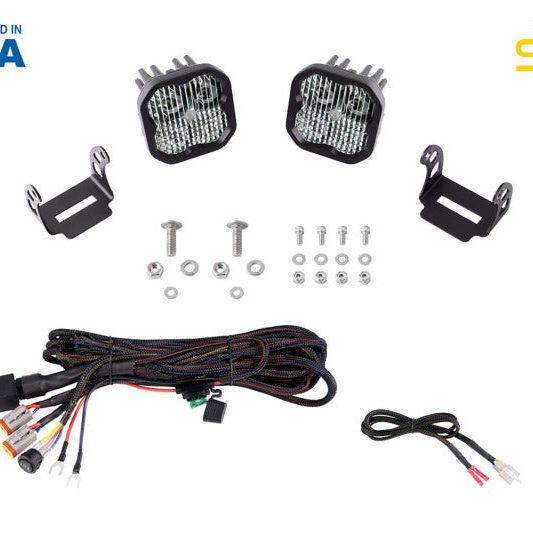 Diode Dynamics 2021 Ford Bronco Sport SS3 LED Ditch Light Kit - White Combo - SMINKpower Performance Parts DIODD7184 Diode Dynamics