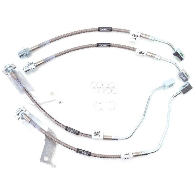 Russell Performance 99-04 Ford Mustang with Traction Control (Except Cobra) Brake Line Kit - SMINKpower Performance Parts RUS693210 Russell