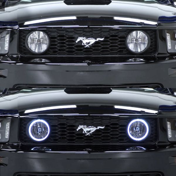 Raxiom 05-12 Ford Mustang GT LED Halo Fog Lights (Smoked) - SMINKpower Performance Parts RAX49134 Raxiom