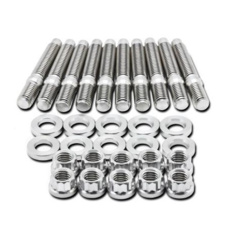 BLOX Racing SUS303 Stainless Steel Exhaust Manifold Stud Kit M8 x 1.25mm 45mm in Length - 9-piece-Hardware Kits - Other-BLOX Racing-BLOBXFL-00307-9-SMINKpower Performance Parts