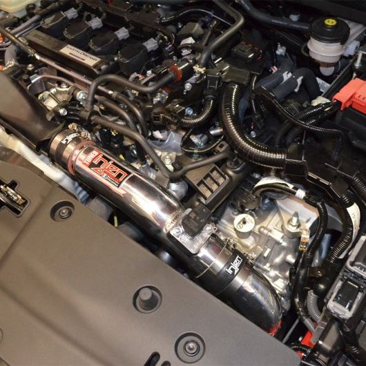 Injen 2016+ Honda Civic 1.5L Turbo 4Cyl Polished Cold Air Intake w/MR Tech - SMINKpower Performance Parts INJSP1573P Injen
