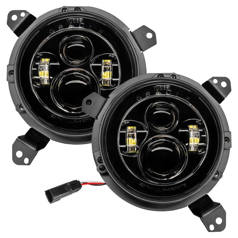 Oracle Jeep Wrangler JL/Gladiator JT 7in. High Powered LED Headlights (Pair) - No Halo - SMINKpower Performance Parts ORL5769J-504 ORACLE Lighting