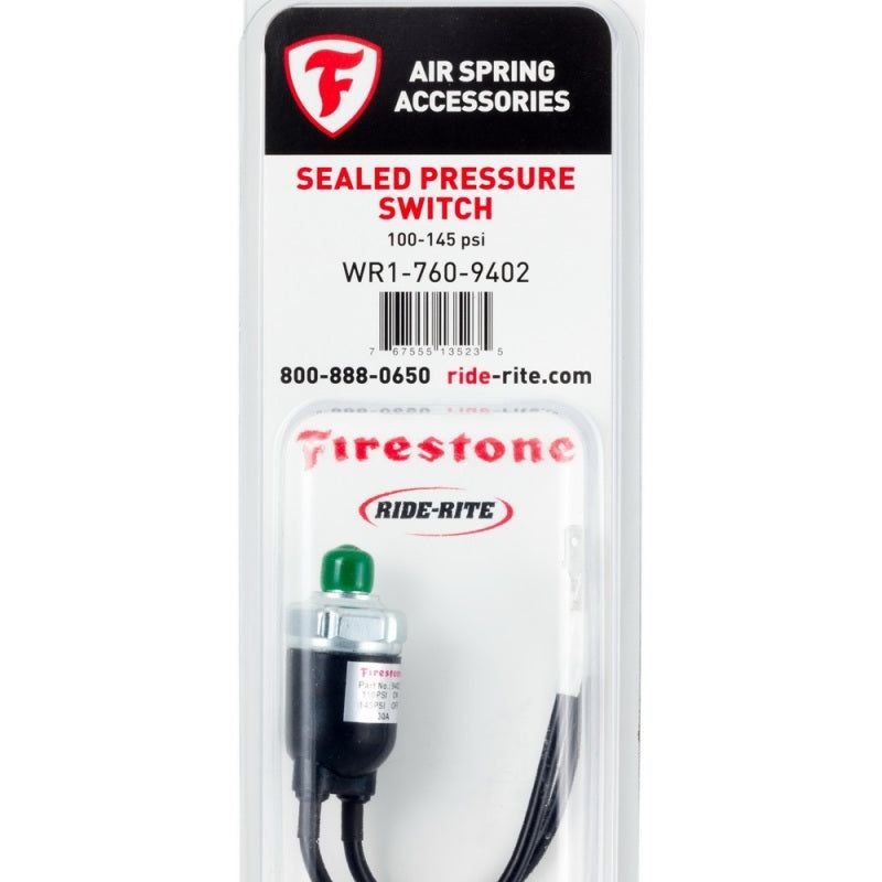 Firestone Sealed Air Pressure Switch 110-145 PSI - Single (WR17609402) - SMINKpower Performance Parts FIR9402 Firestone
