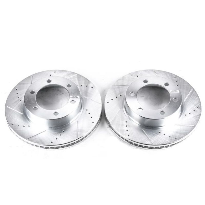 Power Stop 01-07 Toyota Sequoia Front Evolution Drilled & Slotted Rotors - Pair - SMINKpower Performance Parts PSBJBR935XPR PowerStop