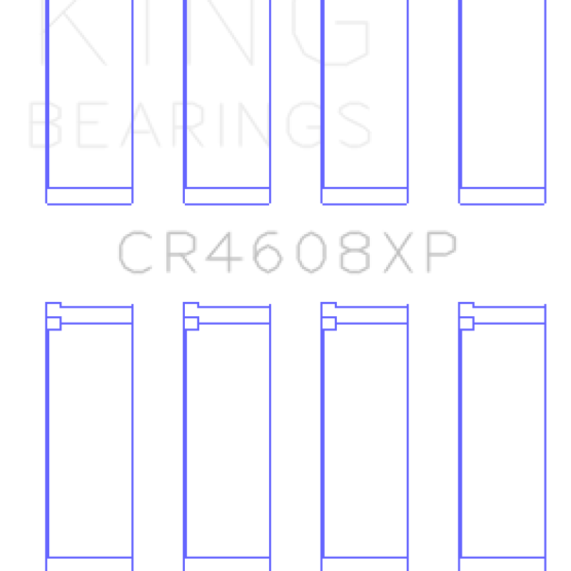 King Toyota 2ZZ-GE Connecting Rod Bearing Set - SMINKpower Performance Parts KINGCR4608XP King Engine Bearings