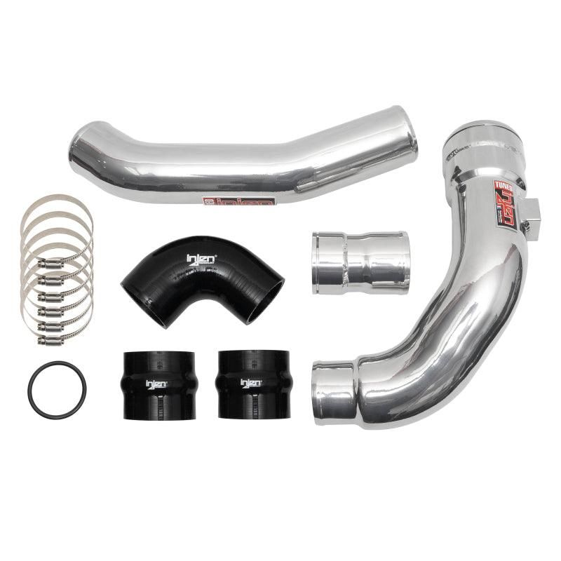 Injen 17-22 Ford F250/F/350/F-450/F-550 V8-6.7L Turbo Diesel Polished Intercooler Piping Kit - SMINKpower Performance Parts INJSES9004ICP Injen