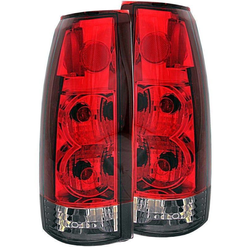 ANZO 1999-2000 Cadillac Escalade Taillights Red/Smoke G2-Tail Lights-ANZO-ANZ211157-SMINKpower Performance Parts