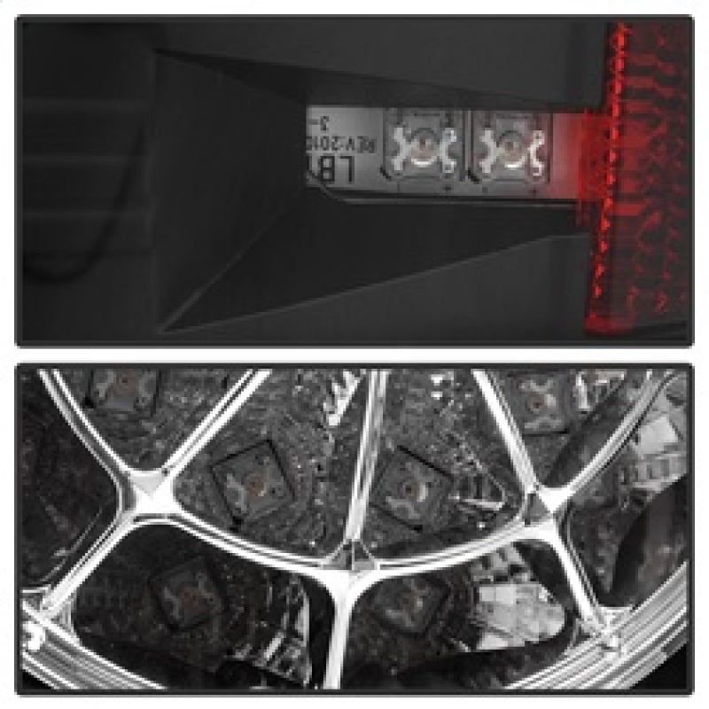 Spyder Toyota Tundra 07-13 LED Tail lights Black ALT-YD-TTU07-LED-BK-Tail Lights-SPYDER-SPY5029584-SMINKpower Performance Parts