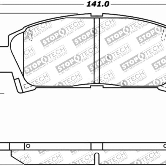 StopTech Performance 92-95 Toyota MR2 Turbo Front Brake Pads-Brake Pads - Performance-Stoptech-STO309.05820-SMINKpower Performance Parts