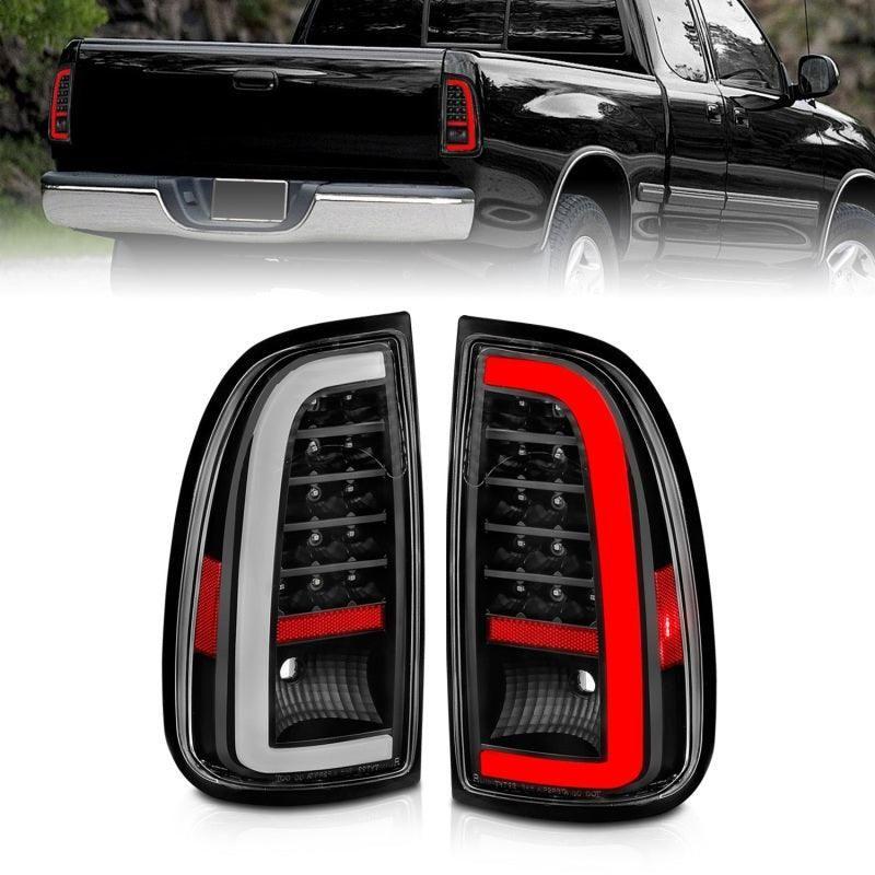 ANZO 00-06 Toyota Tundra LED Taillights w/ Light Bar Black Housing Clear Lens - SMINKpower Performance Parts ANZ311411 ANZO