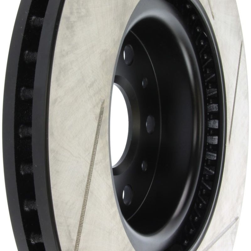 StopTech Sport Slot 16-18 Cadillac CT6 Slotted Front Right Rotor-Brake Rotors - Slotted-Stoptech-STO126.62150SR-SMINKpower Performance Parts
