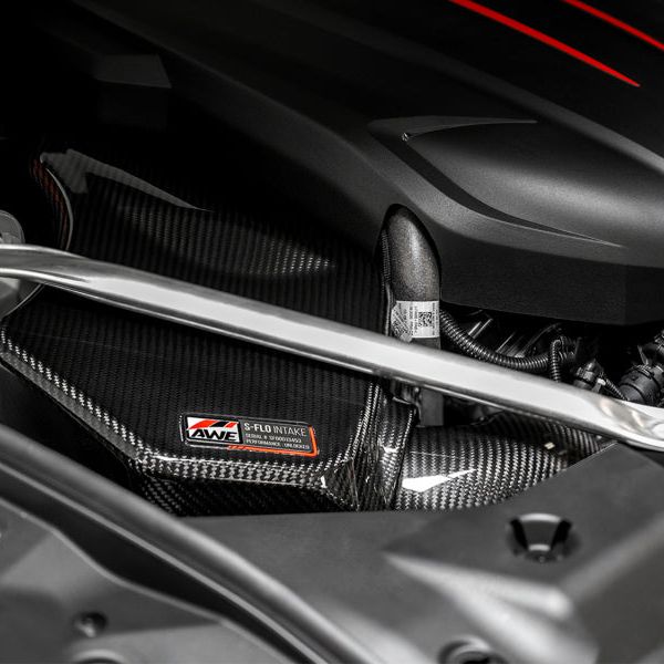 AWE Tuning 2020+ Toyota GR Supra S-FLO Carbon Intake Lid-Cold Air Intakes-AWE Tuning-AWE2660-15019-SMINKpower Performance Parts