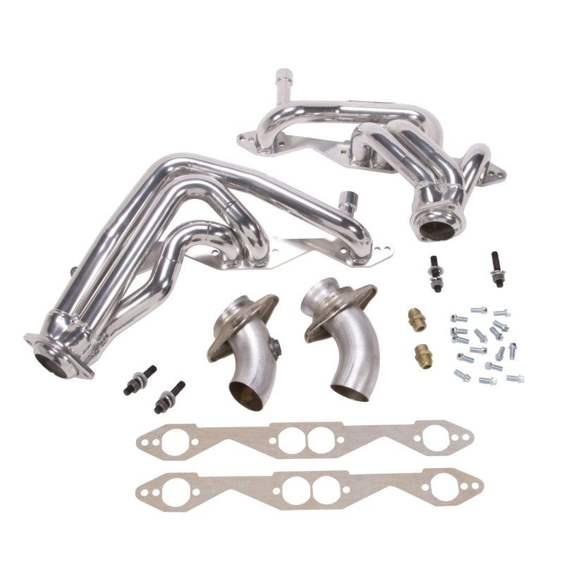 BBK 93-96 Chevrolet Impala SS Shorty Tuned Length Exhaust Headers - 1-5/8 Silver Ceramic - SMINKpower Performance Parts BBK15950 BBK