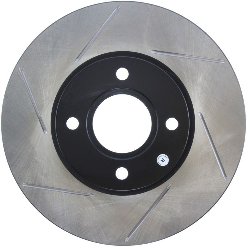 StopTech 2014 Ford Fiesta Right Front Disc Slotted Brake Rotor-Brake Rotors - Slotted-Stoptech-STO126.61110SR-SMINKpower Performance Parts