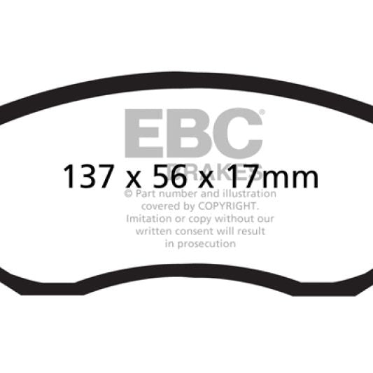 EBC 12+ Scion FR-S 2 Greenstuff Front Brake Pads-Brake Pads - Performance-EBC-EBCDP21884-SMINKpower Performance Parts