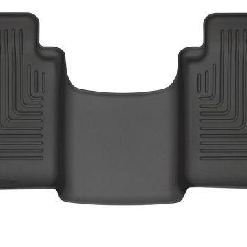 Husky Liners 2019 Ford Ranger SuperCrew WeatherBeater 2nd Row Black Floor Liners-Floor Mats - Rubber-Husky Liners-HSL14411-SMINKpower Performance Parts