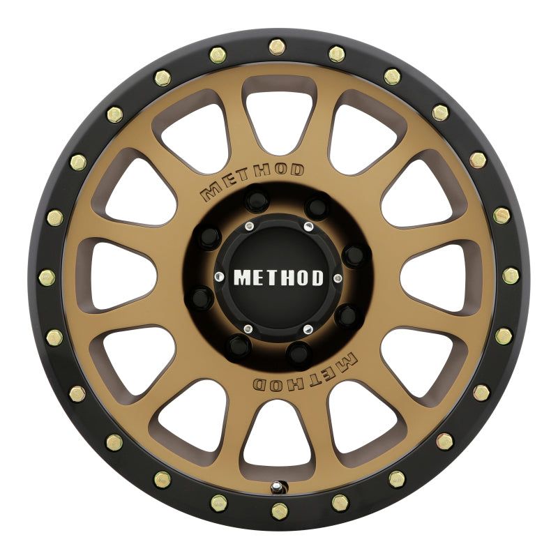 Method MR305 NV 17x8.5 0mm Offset 8x6.5 130.81mm CB Method Bronze/Black Street Loc Wheel-Wheels - Cast-Method Wheels-MRWMR30578580900-SMINKpower Performance Parts