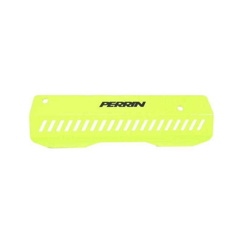 Perrin 22-23 Subaru WRX Pulley Cover (Short Version - Works w/AOS System) - Neon Yellow - SMINKpower Performance Parts PERPSP-ENG-154NY Perrin Performance