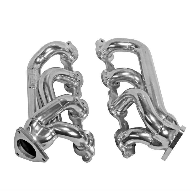 BBK 14-18 GM Truck 5.3/6.2 1 3/4in Shorty Tuned Length Headers - Polished Silver Ceramic - SMINKpower Performance Parts BBK40470 BBK