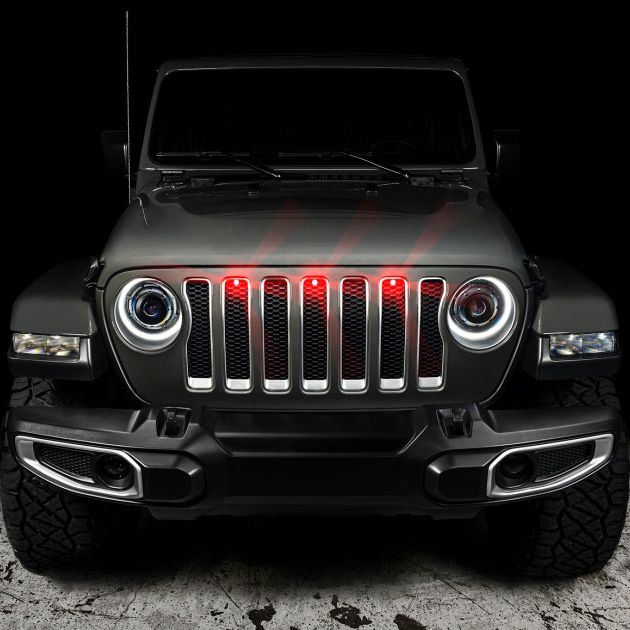 Oracle Pre-Runner Style LED Grille Kit for Jeep Wrangler JL - Red - SMINKpower Performance Parts ORL5870-003 ORACLE Lighting
