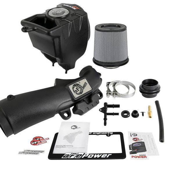 aFe Momentum GT Pro DRY S Cold Air Intake System 2018 Jeep Wrangler (JL) I4-2.0L (t) - SMINKpower Performance Parts AFE50-70035D aFe