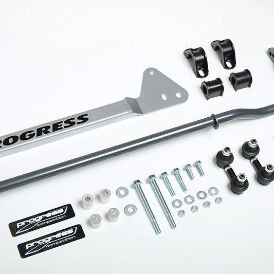 Progress Tech 92-95 Honda Civic Rear Sway Bar (22mm - Adjustable) Incl Bar Brace and Adj End Links-Sway Bars-Progress Technology-PRG62.1040-SMINKpower Performance Parts