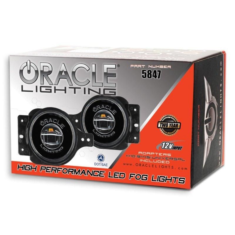 Oracle Jeep Wrangler JL/Gladiator JT Sport High Performance W LED Fog Lights - No Halo - SMINKpower Performance Parts ORL5847-504 ORACLE Lighting