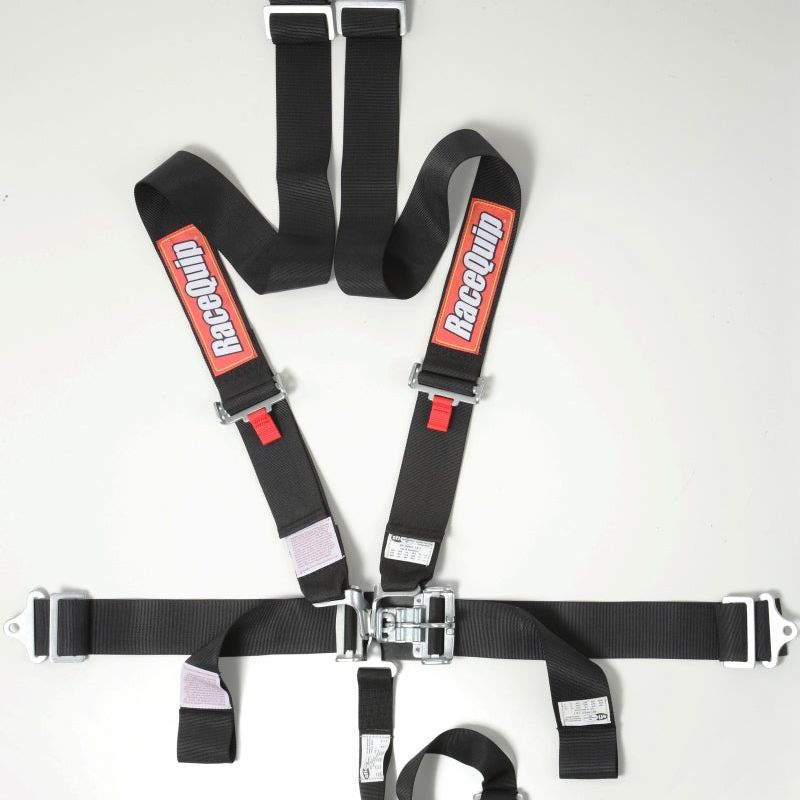 RaceQuip Black L & L 5pt Seat Belt-Seat Belts & Harnesses-Racequip-RQP711001-SMINKpower Performance Parts