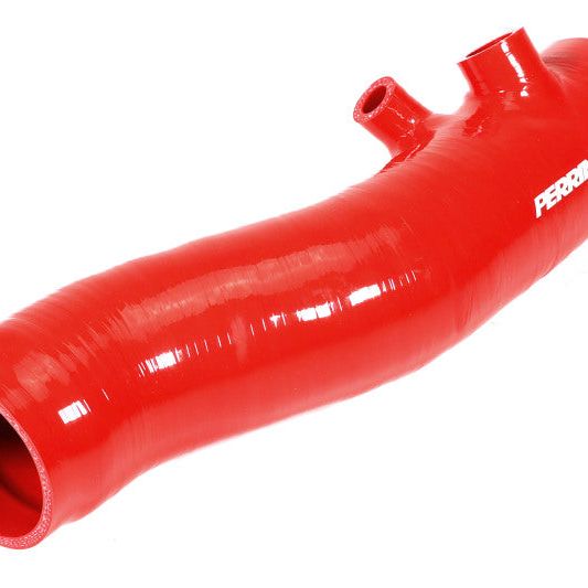 Perrin 2022+ Subaru WRX Red 3in Turbo Inlet Hose w/ Nozzle-Hoses-Perrin Performance-PERPSP-INT-425RD-SMINKpower Performance Parts