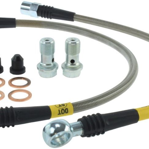 StopTech 01-05 Audi Allroad Rear Stainless Steel Brake Line Kit-Brake Line Kits-Stoptech-STO950.33505-SMINKpower Performance Parts