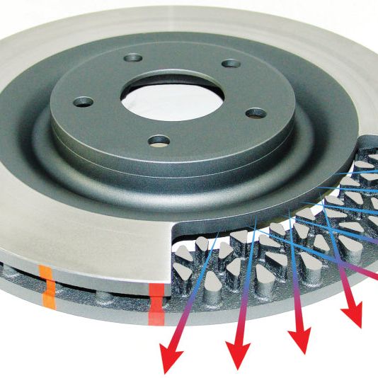 DBA 90-01 Integra / 93-05 Civic Front Slotted 4000 Series Rotor (4-Lug ONLY) - SMINKpower Performance Parts DBA4474S DBA