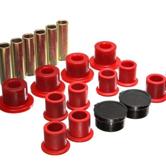 Energy Suspension 98-11 Ford Ranger Red Rear Leaf Spring Bushing Set-Bushing Kits-Energy Suspension-ENG4.2154R-SMINKpower Performance Parts