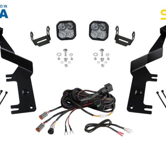 Diode Dynamics 17-22 Ford Super Duty Stage Series Backlit Ditch Light Kit-Light Accessories and Wiring-Diode Dynamics-DIODD7559-SMINKpower Performance Parts