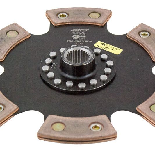 ACT 1981 Nissan 280ZX 6 Pad Rigid Race Disc-Clutch Discs-ACT-ACT6240006-SMINKpower Performance Parts
