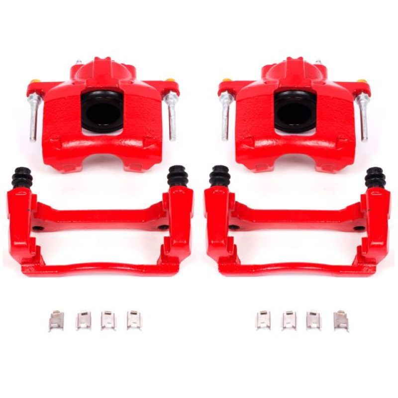 Power Stop 08-16 Chrysler Town & Country Front Red Calipers w/Brackets - Pair-Brake Calipers - Perf-PowerStop-PSBS5044-SMINKpower Performance Parts