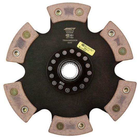 ACT 2009 Mitsubishi Lancer 6 Pad Rigid Race Disc-Clutch Discs-ACT-ACT6240008-SMINKpower Performance Parts
