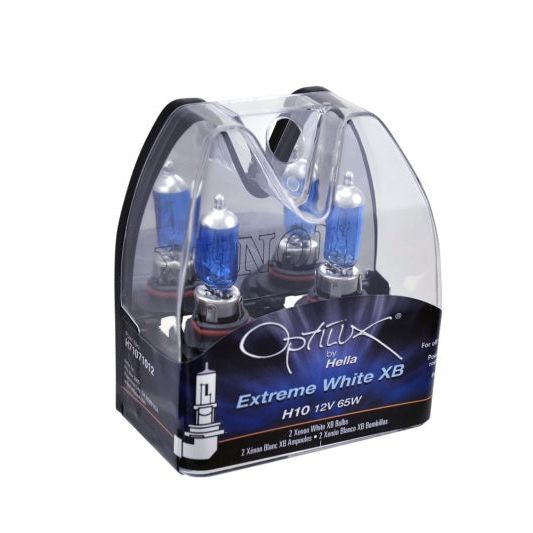 Hella H10 12V 65W Xen White Bulb (Pair) - SMINKpower Performance Parts HELLAH71071012 Hella