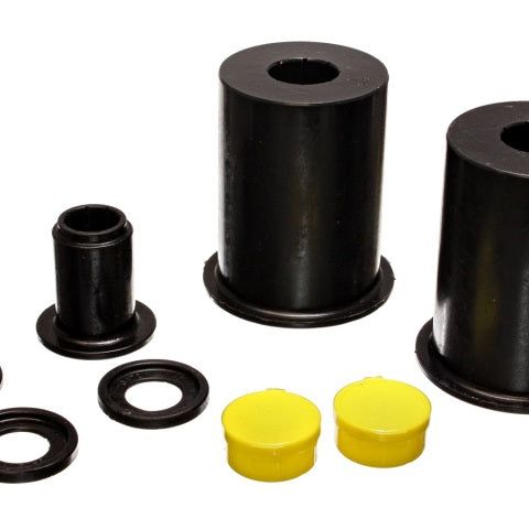 Energy Suspension 05-13 Ford Mustang Black Front Lower Control Arm Bushings (Must reuse outer metal-Bushing Kits-Energy Suspension-ENG4.3165G-SMINKpower Performance Parts