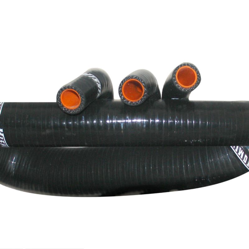 Mishimoto 86-93 Ford Mustang Black Silicone Hose Kit-Hoses-Mishimoto-MISMMHOSE-MUS-86BK-SMINKpower Performance Parts