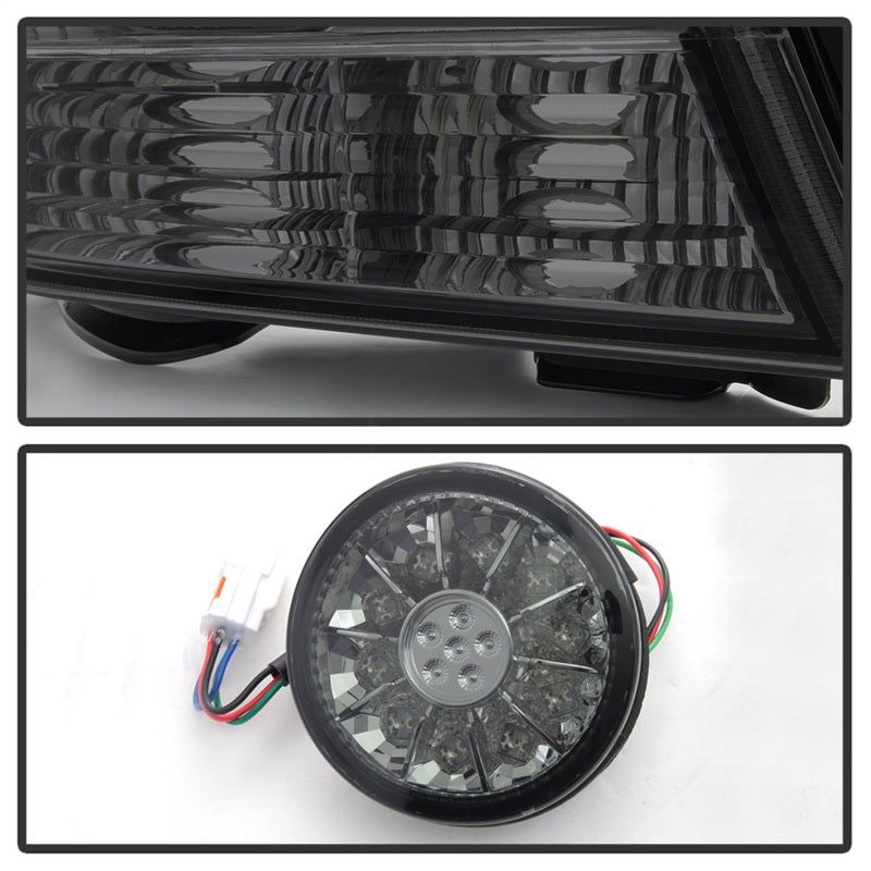Spyder 01-03 Lexus IS300 LED Tail Lights w/Inner Trunk Lights - Smoke (ALT-YD-LIS300-LED-SET-SM)
